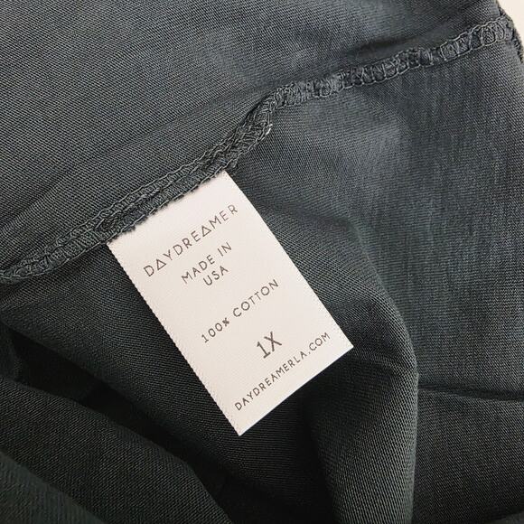 NWT Daydreamer NIRVANA Smiley Tee 1X Plus Vintage Black Grunge Made USA - Picture 6 of 12